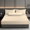 Picture of AKEMI TENCEL™ Touch Colour Elegance Fitted Sheet Set 1250TC - Nude Blossom (Super Single/ Queen/ King)