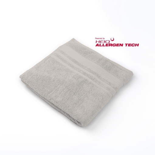 Picture of AKEMI Kids HeiQ Allergen Pureprotect Cotton Bath Towel - Wind Grey (60cm x 120cm)