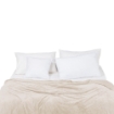 Picture of AKEMI Colourlush Flannel Blanket - Oat Cream (150cm x 200cm)