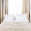 Picture of AKEMI Colourlush Flannel Blanket - Oat Cream (150cm x 200cm)
