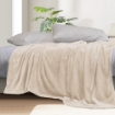 Picture of AKEMI Colourlush Flannel Blanket - Oat Cream (150cm x 200cm)