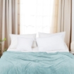 Picture of AKEMI Colourlush Flannel Blanket - Skybeat Blue (150cm x 200cm)
