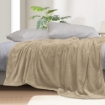 Picture of AKEMI Colourlush Flannel Blanket - Toffee Brown (150cm x 200cm)
