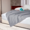 Picture of AKEMI Colourlush Flannel Blanket - Moonveil Grey (150cm x 200cm)
