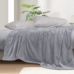 Picture of AKEMI Colourlush Flannel Blanket - Moonveil Grey (150cm x 200cm)