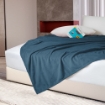 Picture of AKEMI Colourlush Flannel Blanket - Noir Navy (150cm x 200cm)