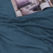 Picture of AKEMI Colourlush Flannel Blanket - Noir Navy (150cm x 200cm)