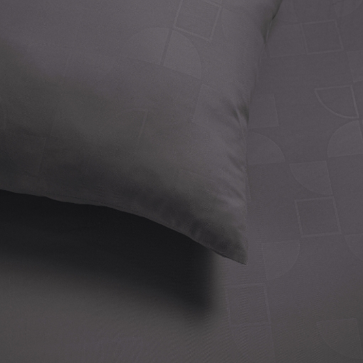 Picture of ai by AKEMI Colourkissed Collection Pillow Case | 100% MicroXT 700TC (48 x 74 cm) - Nellie Ash Grey