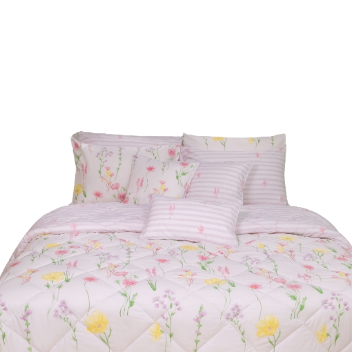 Picture of AKEMI Cotton Essentials Enclave Joy Comforter Set | 100% Cotton 650TC - Aadya (Super Single/ Queen/ King)