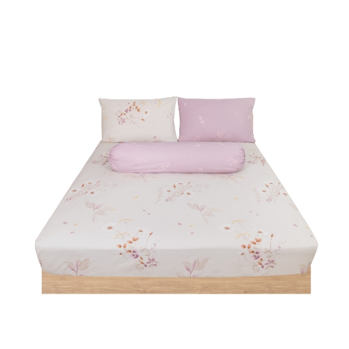 Picture of AKEMI Cotton Essentials Enclave Joy Fitted Sheet Set | 100% Cotton 650TC - Medora (Super Single/ Queen/ King)