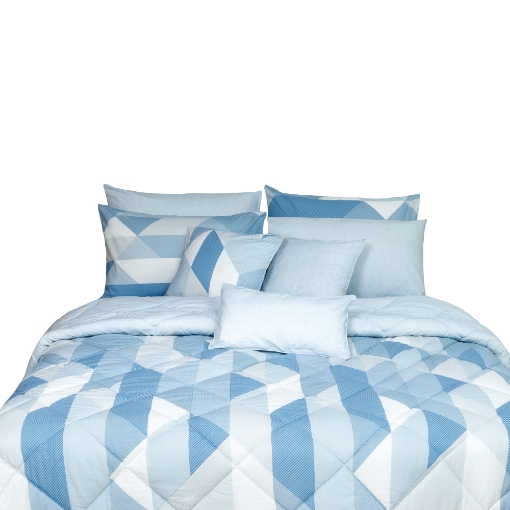 Picture of AKEMI Cotton Essentials Enclave Joy Comforter Set | 100% Cotton 650TC - Omaira (Super Single/ Queen/ King)