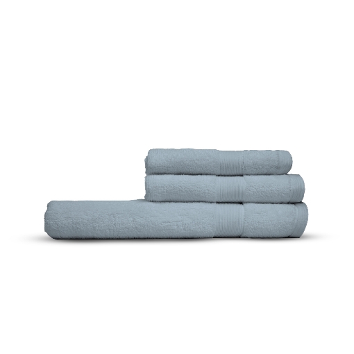 Picture of AKEMI Essentials Swave Airloop Cotton Hand Towel - Subdued Blue ( 41cm x 76 cm)