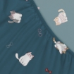 Picture of ai by AKEMI Cheery Collection Fitted Sheet Set 650TC (Super Single/Queen/King) - Smarty Cat